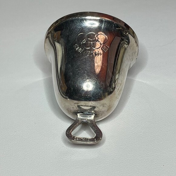 Bridalane Silver Christmas Bell 1976 5 Golden Rings - Picture 7 of 10